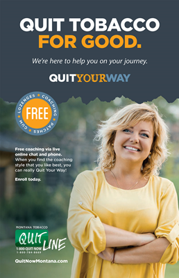 11x17 Quit Your Way Female Poster