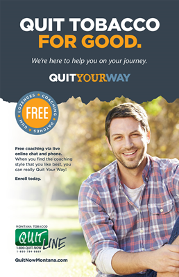 11x17 Quit Your Way Male Poster