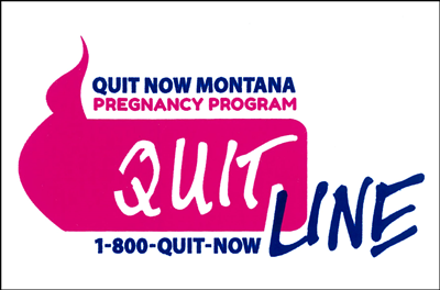 3x1.75 Quit Now Pregnancy Program Stickers